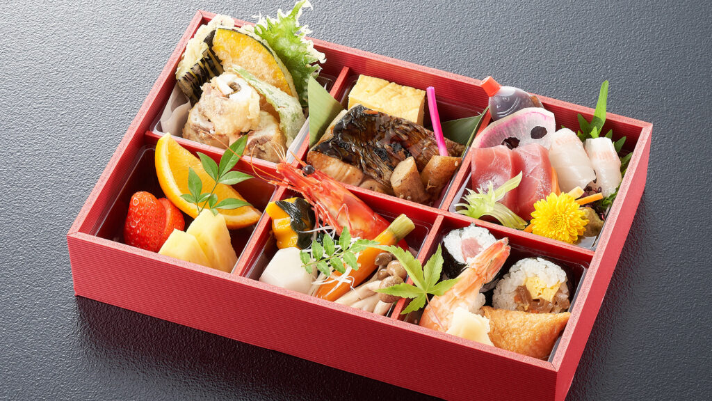 海遊び満喫クルーズの船上特製弁当